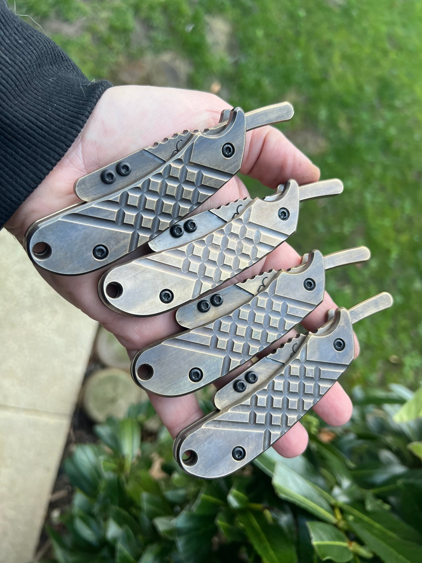 Brass BC Friction Folder - Utility blade holder